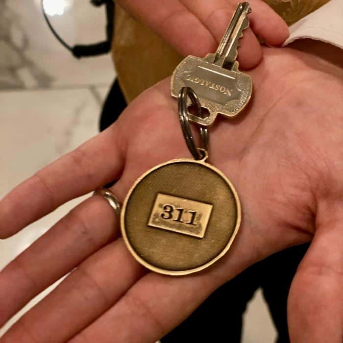 key for room 311 at The Read House