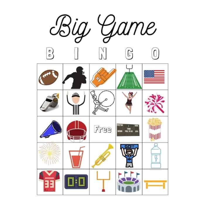 Fun Game Day Party Ideas: Free Printable Football Bingo Cards {Set of 4!}