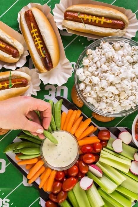 football game party foods