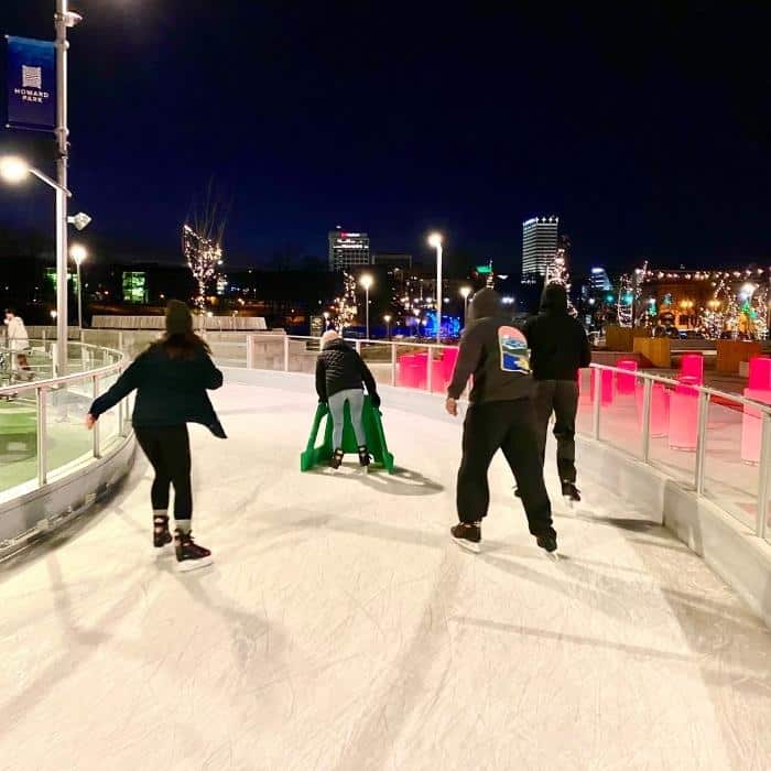 ice skating trail South Bend Indiana