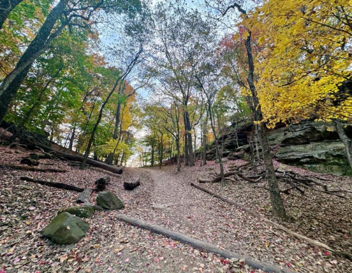  Mt. Pleasant trail at Rising Park in Lancaster Ohio