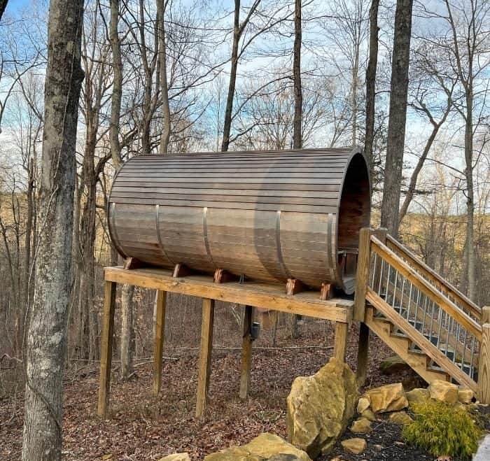 Sauna Pods in Hocking Hills