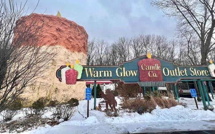 World's Largest Candle at Warm Glow Candle Outlet Store