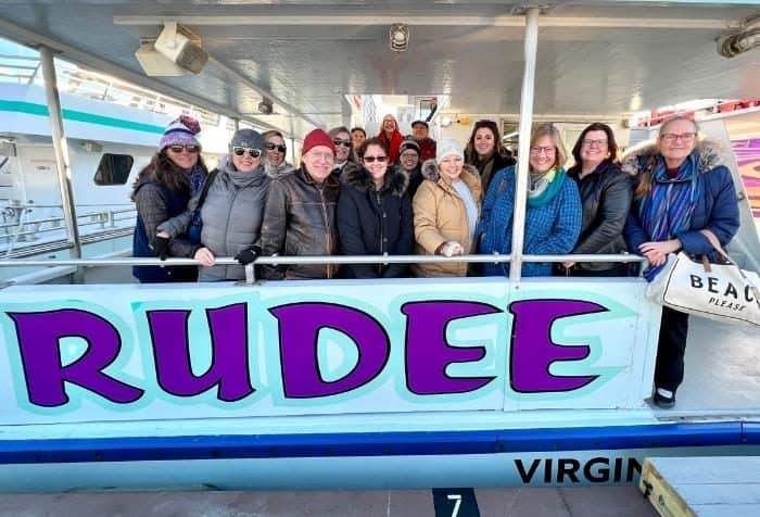 Group on Rudee Tour in Virginia Beach