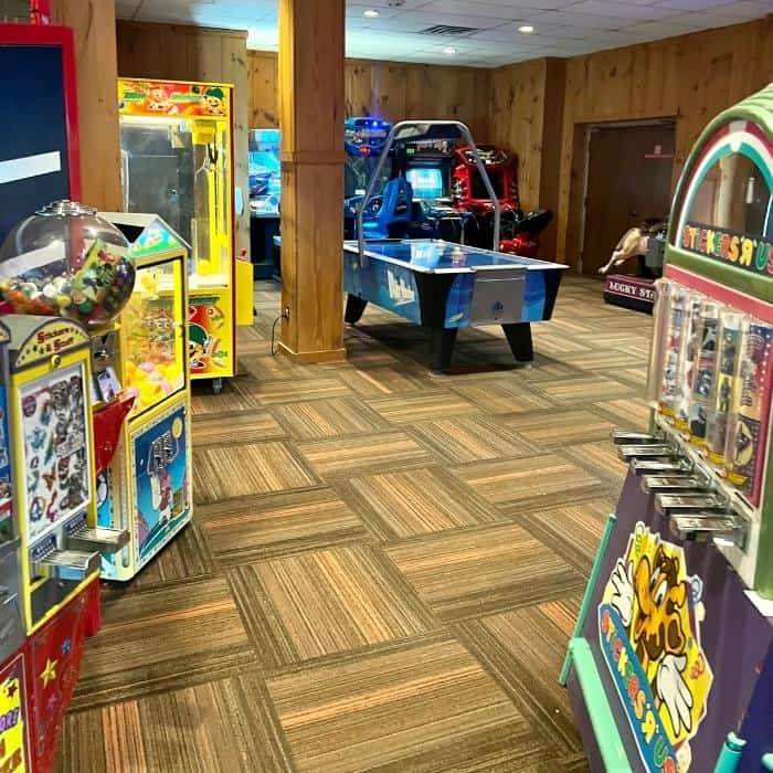 arcade games at Shawnee State Park 