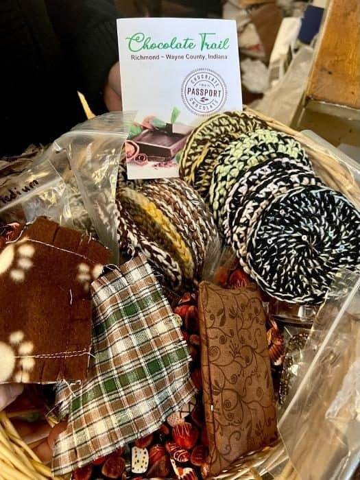 hand crafted gift on the chocolate trail at senior opportunities craft shop