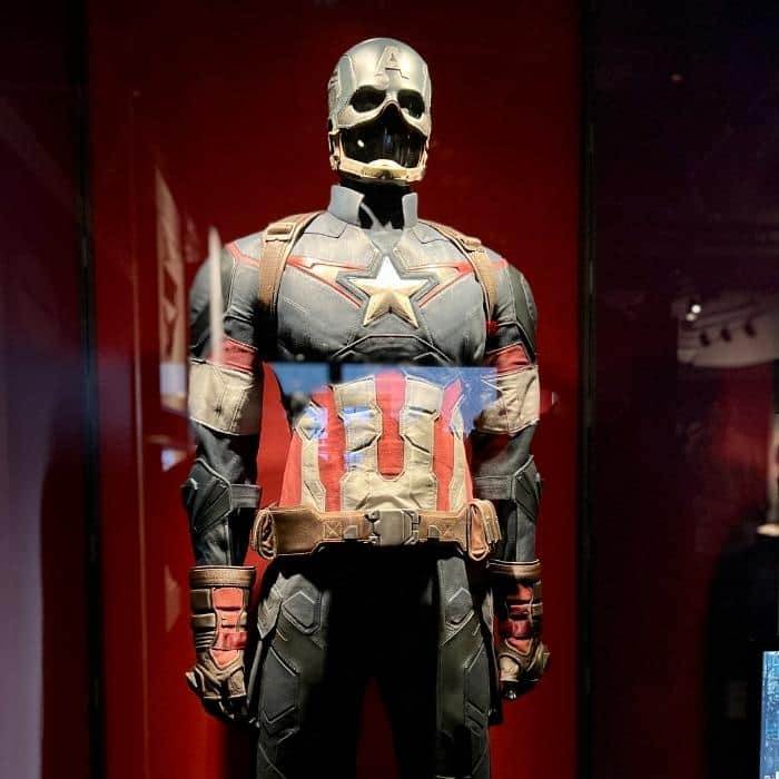 Captain America Marvel exhibit at COSI in Columbus Ohio 