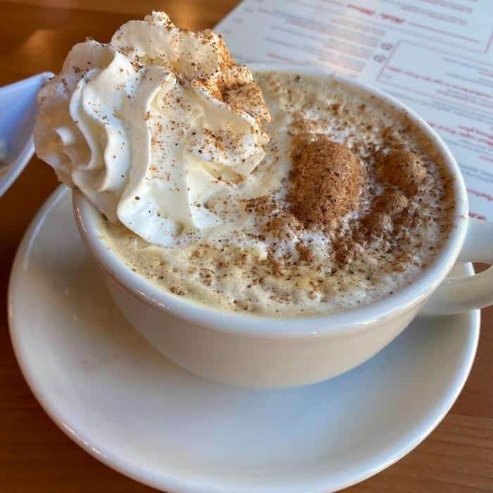 Creamy vanilla spiced coffee at Ruby Sunshine Gatlinburg 