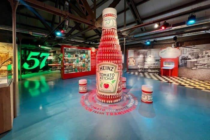 Heinz ketchup exhibit at Senator John Heinz History Center