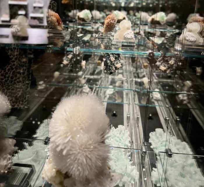 Hillman Hall of Minerals and Gems exhibit at Carnegie Museum of Natural History in Pittsburgh 