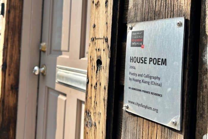 House Poem Houses at City of Asylum 