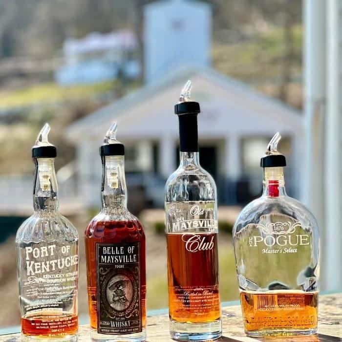 bourbon tasting at the Old Pogue Distillery 