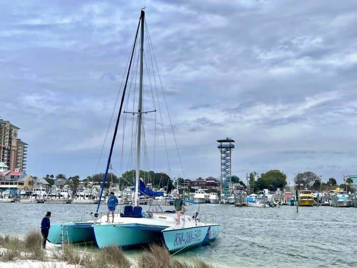 Smile n' Waves sail boat in Destin Florida