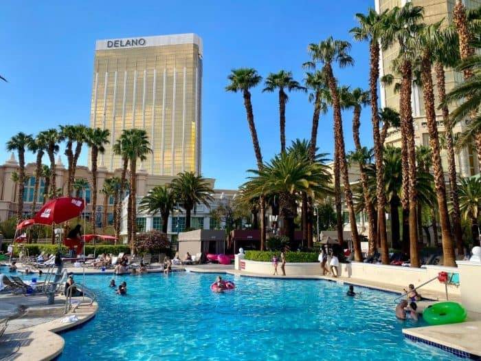 outdoor pool near Delano Las Vegas Hotel