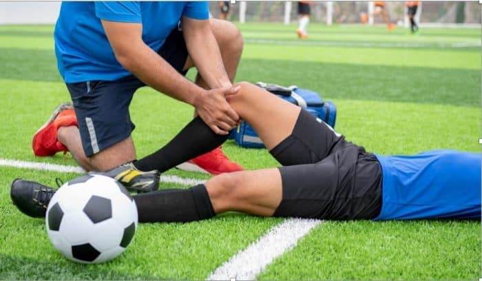 What are non-contact injuries?  Non-contact injuries can be the result of any of the following:  •	Pivoting away from a defender on the soccer field •	Jumping to shoot a basket and landing with all your body weight on the same leg •	Twisting with one foot planted during a dance routine •	Cutting on a route pattern on the football field