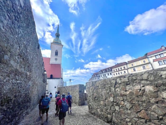 Guided walking tour in Bratislava with Emerald Cruises