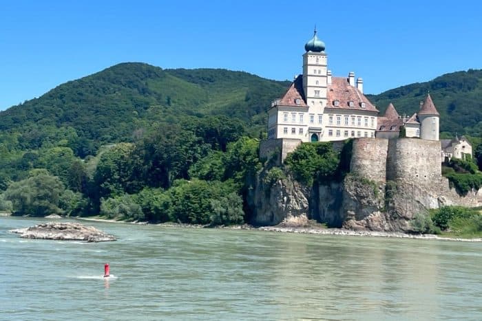 castle along Danube River 