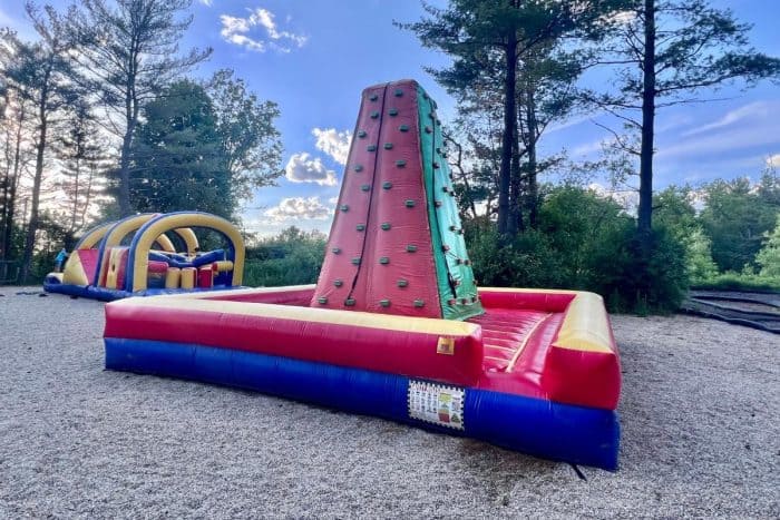 inflatables at Jellystone Camp Resort Park 