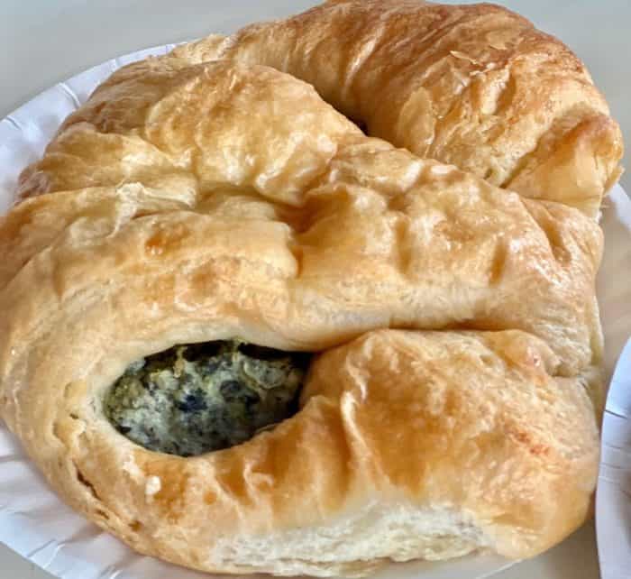 spinach and feta croissant  Shepherdstown Sweet Shop Bakery 