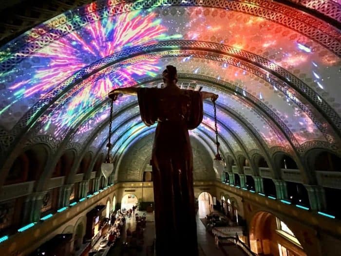 Grand Hall Light Show at St. Louis Union Station