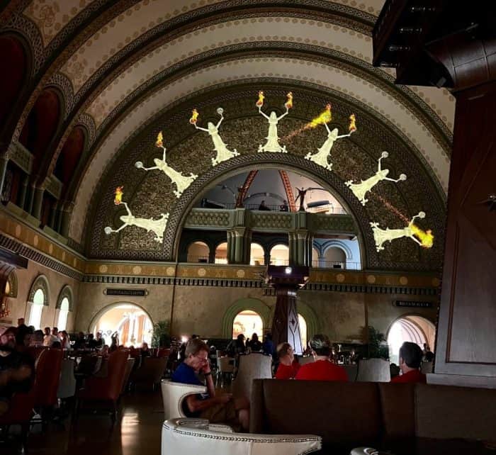 Grand Hall light show at St. Louis Union Station  