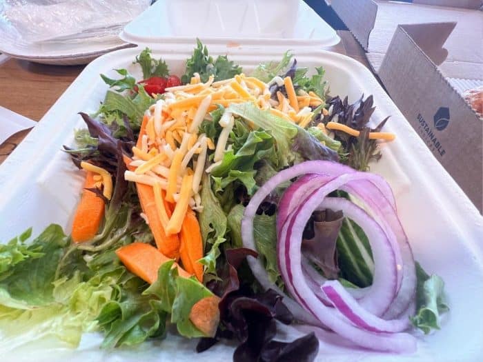 salad from Ironwood Grill and Tap restaurant 