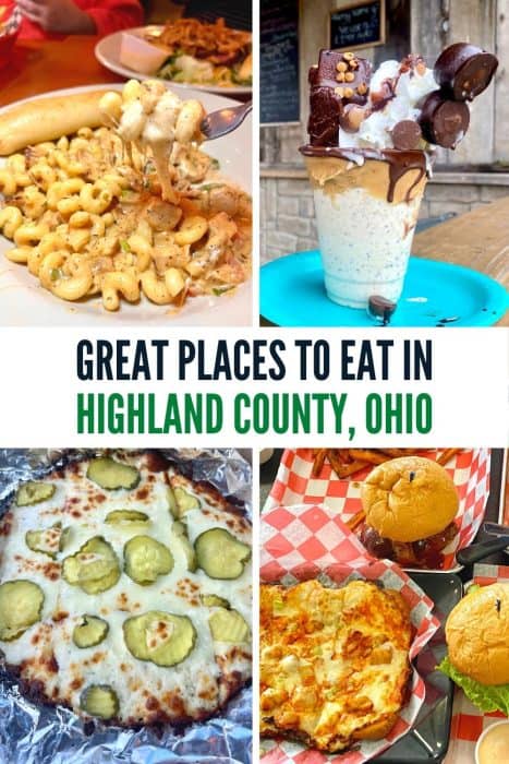 Great Places to Eat in Highland County, Ohio