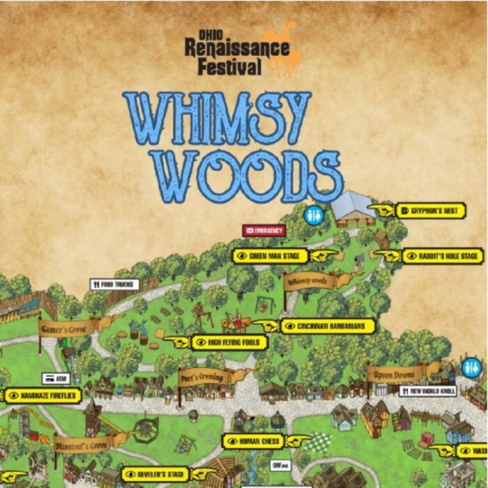 Whimsy Woods at The Ohio Renaissance Festival 