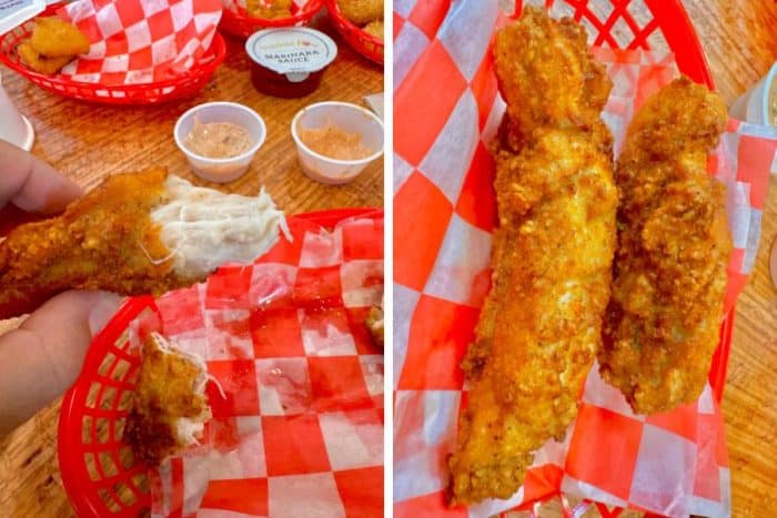 chicken tenders at Leesburg Dairy Barn