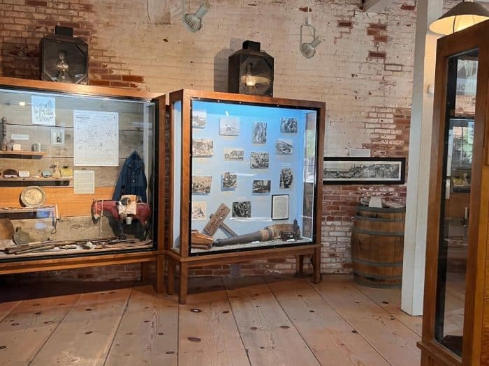 exhibits at Columbia State Historic Park 