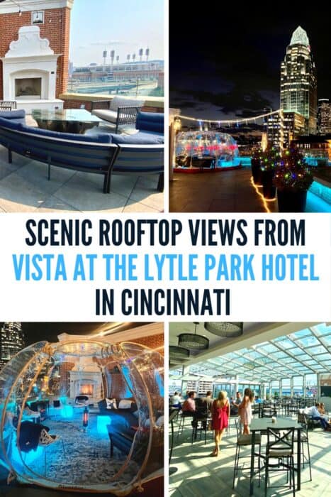 Scenic Rooftop Views From Vista at The Lytle Park Hotel in Cincinnati