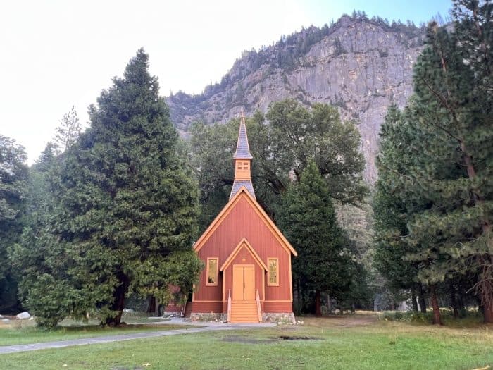 chapel at Yosemite National Park 