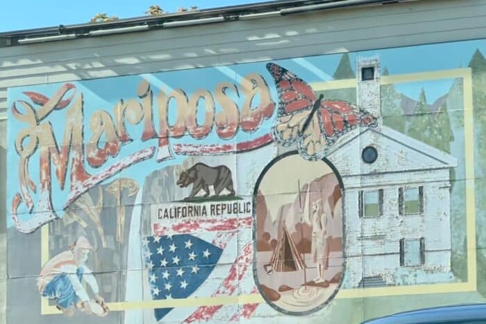 mural in Mariposa CA