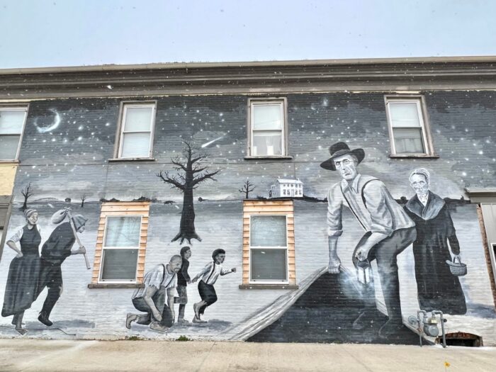 "Freedom Is Found" Mural by Charles Guess