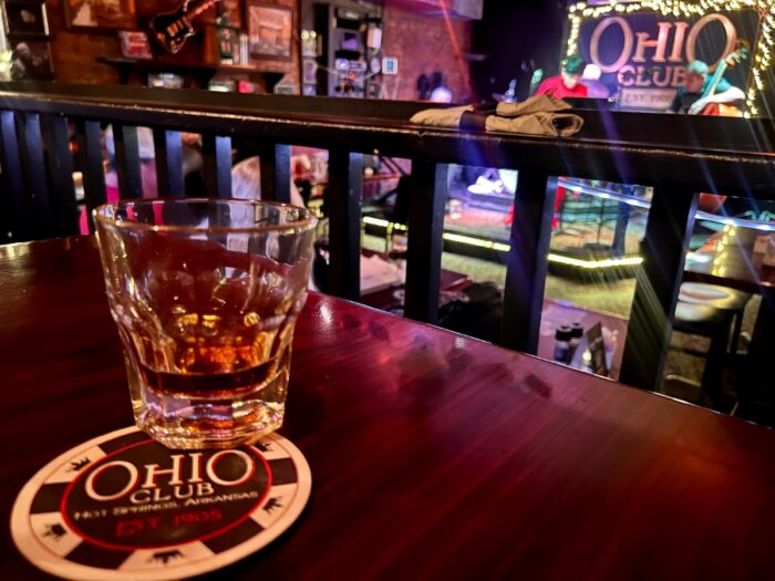 drink at The Ohio Club Hot Springs Arkansas 