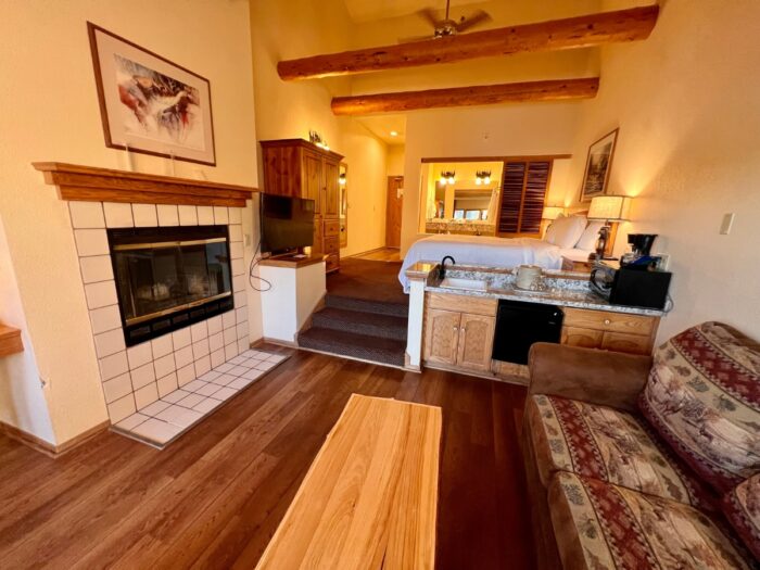 split level suite at the Pines Resort at Bass Lake California