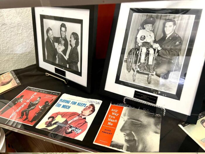 Elvis exhibit in Shreveport Municipal Auditorium