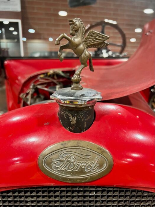  pegasus on vehicle at Model T Ford Museum 