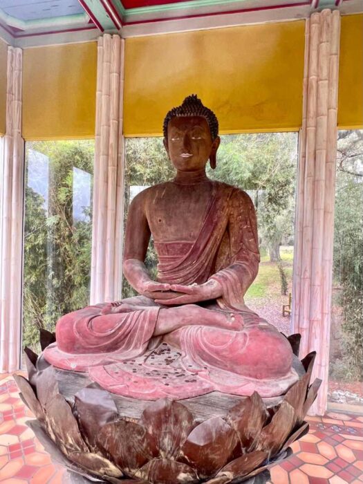 Buddha statue at Jungle Gardens