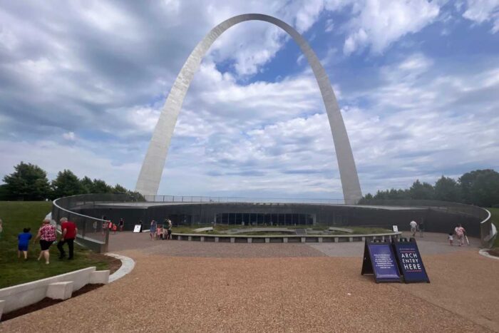 the Gateway Arch in St. Louis