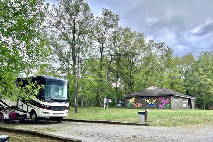 campground at Lake Malone State Park in Kentucky 