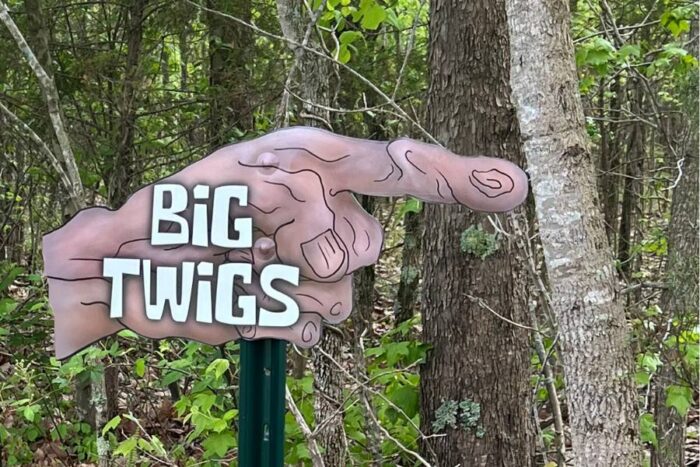 sign for Big Twigs at Lake Malone State Park