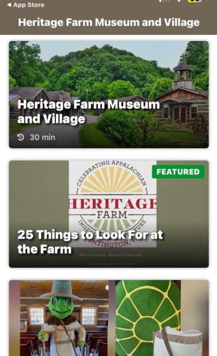 App for Heritage Farm