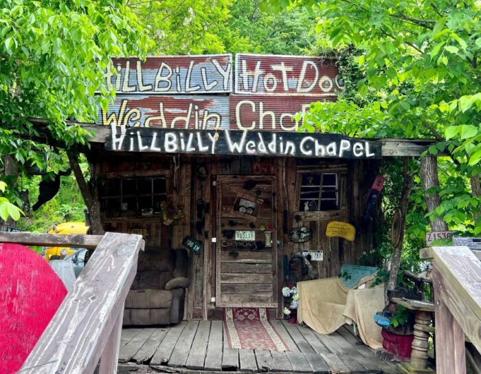 Hillbilly Wedding Chapel at Hillbilly Hot Dogs