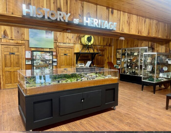 History of Heritage Exhibit at Heritage Farm