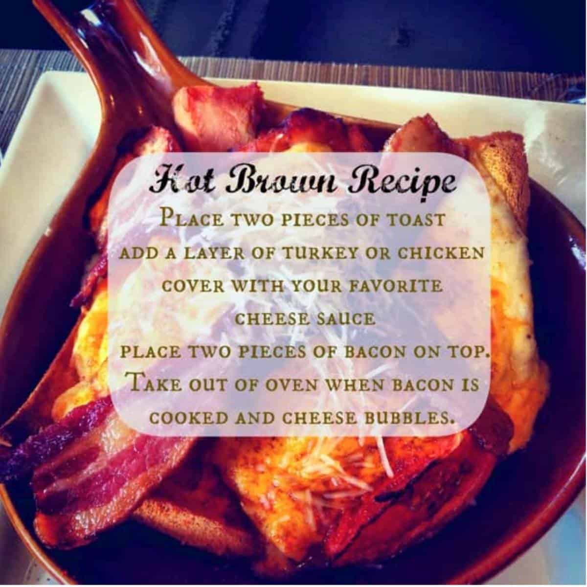 Hot Brown Sandwich Recipe Hot Brown Recipe