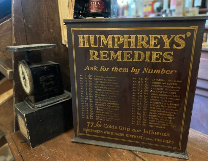 Humprhrey's Remedies in the Country Store at Heritage Farm 