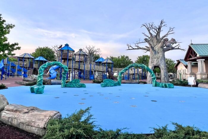 Spray Park at Smothers Park in Owensboro KY