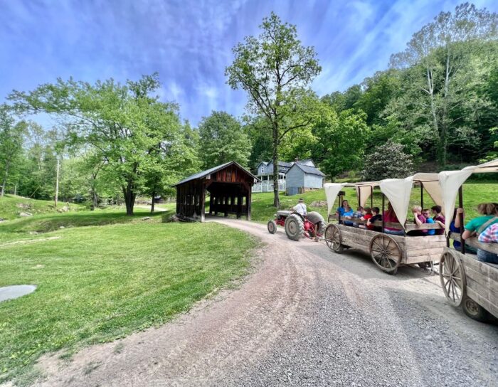 Wagon Ride at Heritage Farm