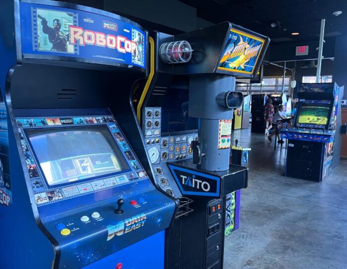 arcade games at Old North Arcade in Huntington WV